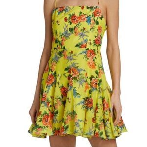 ALICE + OLIVIA Ginny Floral Minidress Sz 0 NWT $395